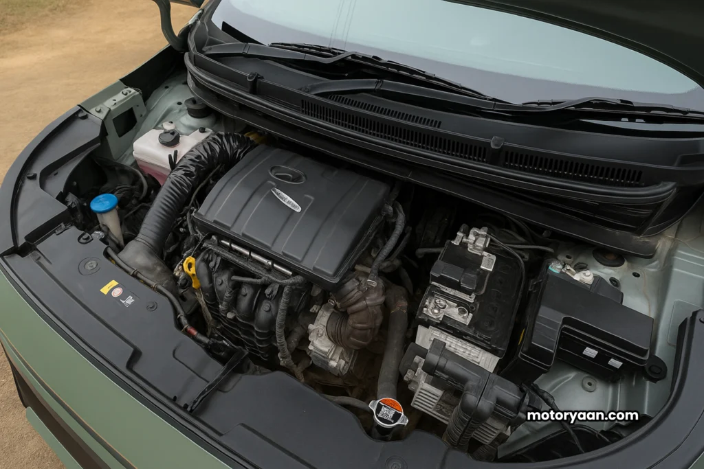 Hyundai Exter Pro Pack engine bay view