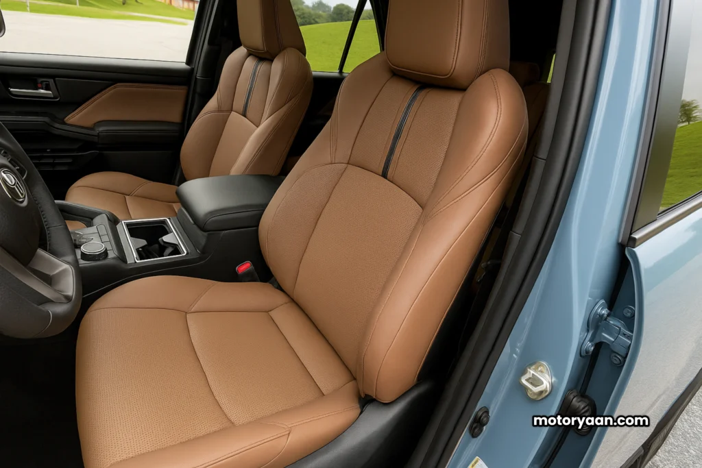 2025 Toyota 4Runner Limited front seats and interior