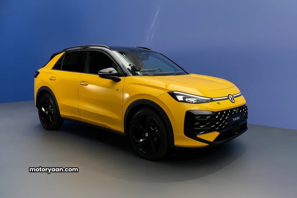 2025 Volkswagen T-Roc SUV front and side angle