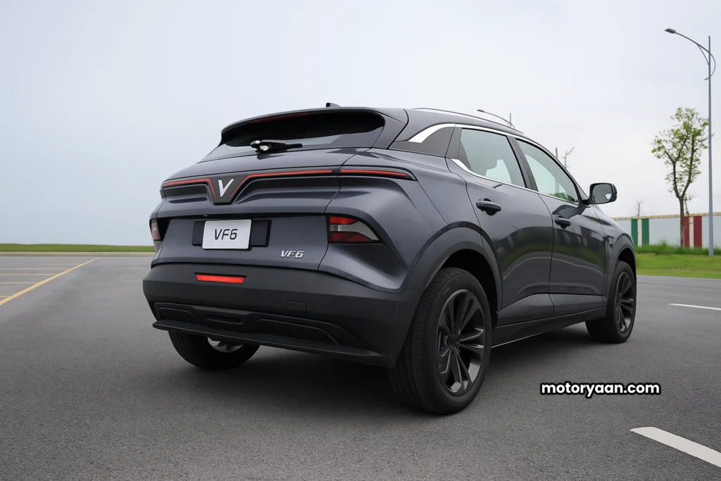 VinFast VF 6 rear and side profile view