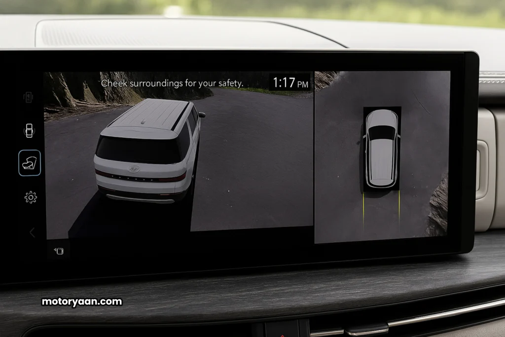 2025 Hyundai Santa Fe Hybrid touchscreen infotainment system