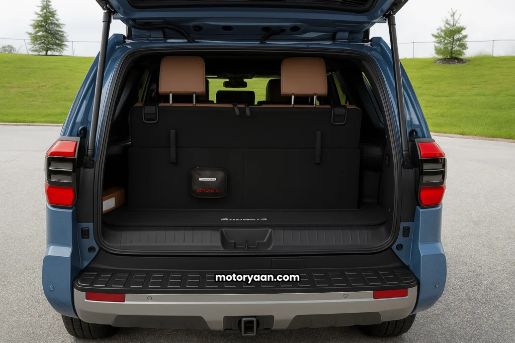 2025 Toyota 4Runner Limited boot space capacity