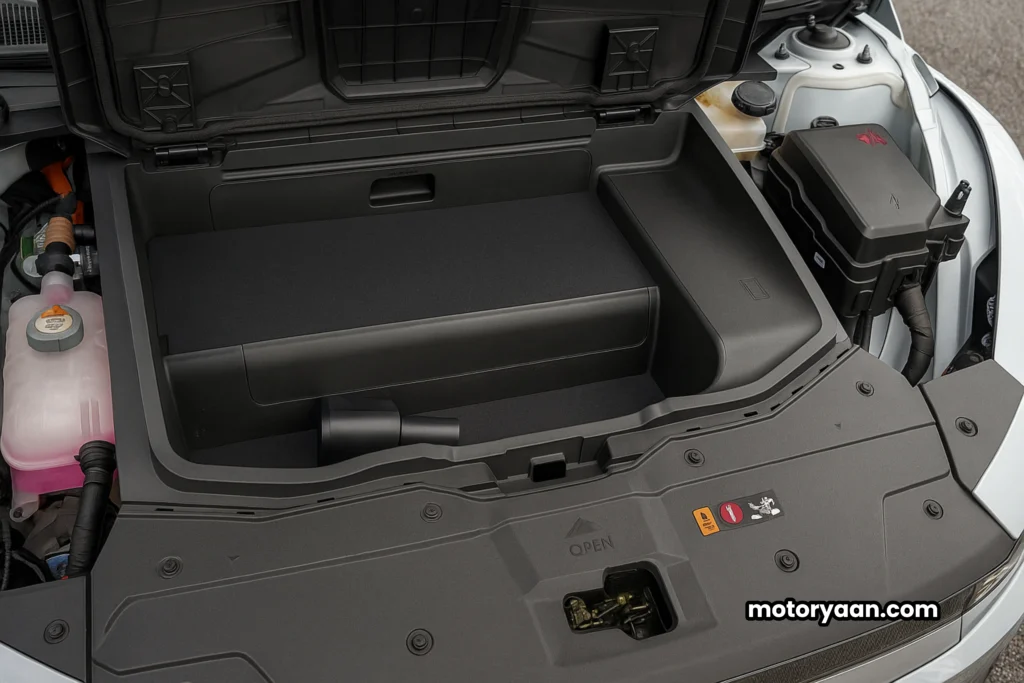 2025 Hyundai Ioniq 5 Limited front bonnet with sleek EV design.