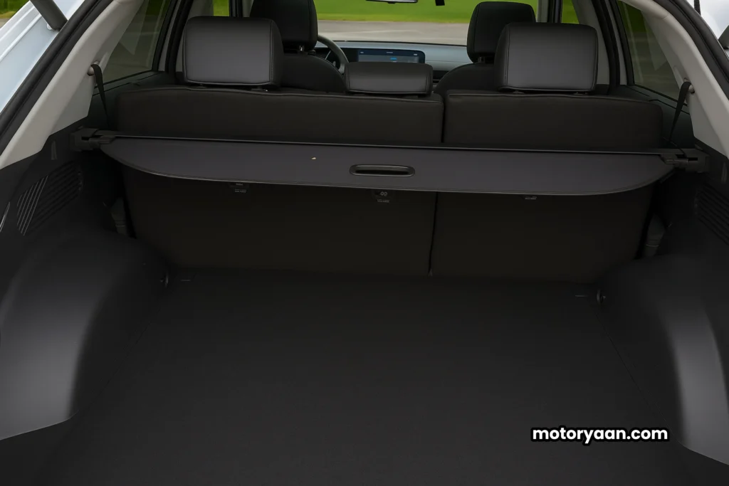 2025 Hyundai Ioniq 5 Limited rear boot space with flat loading floor.