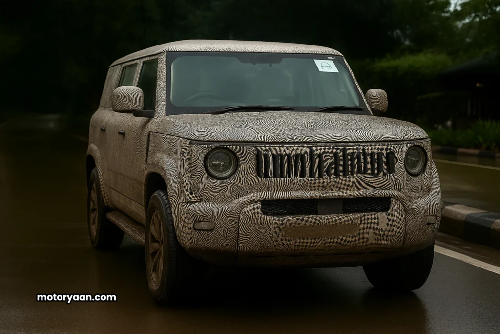 Mahindra Vision S Spotted Testing – Front and Side Profile Revealed