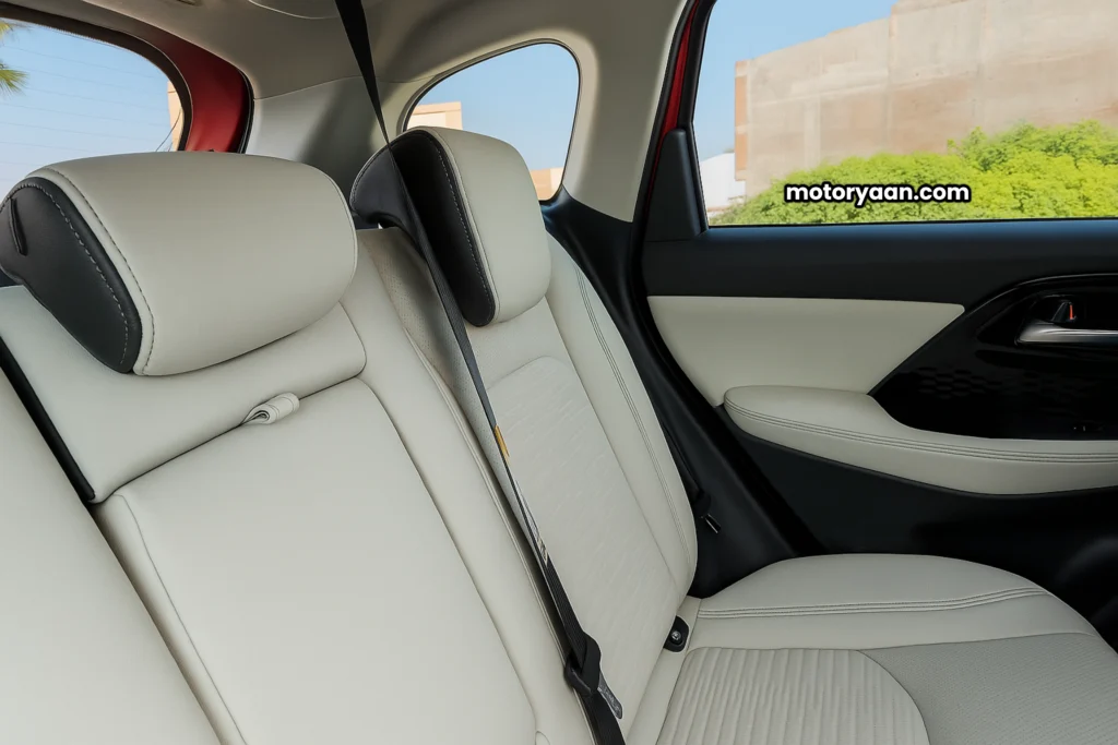 2025 Maruti Suzuki Victoris Price, Variants, Features and Mileage – Rear Seats Second Row
