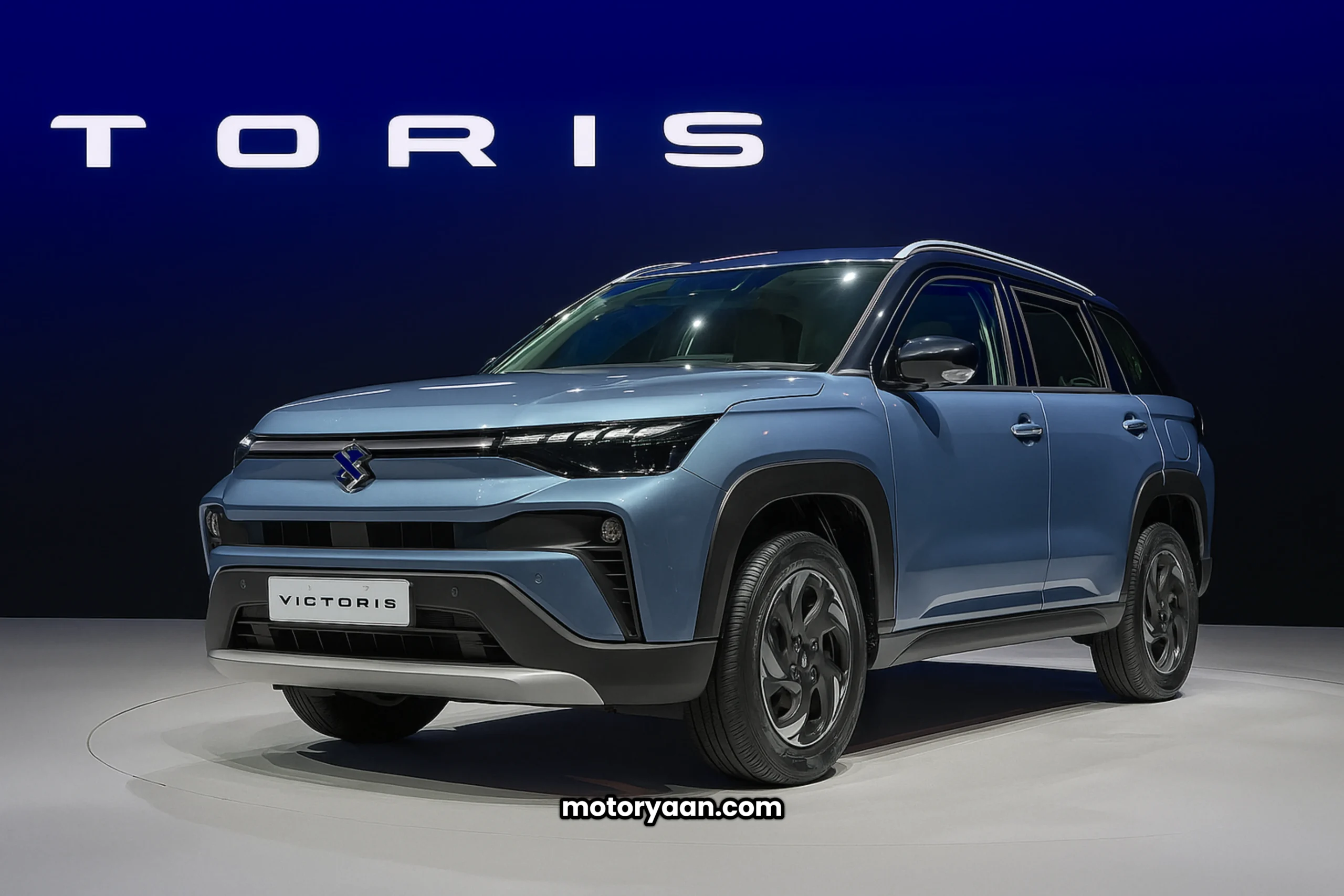 2025 Maruti Suzuki Victoris SUV front and side exterior design