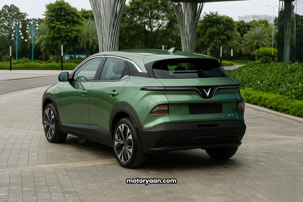 Vinfast VF 6 Launched in India rear and side profile view