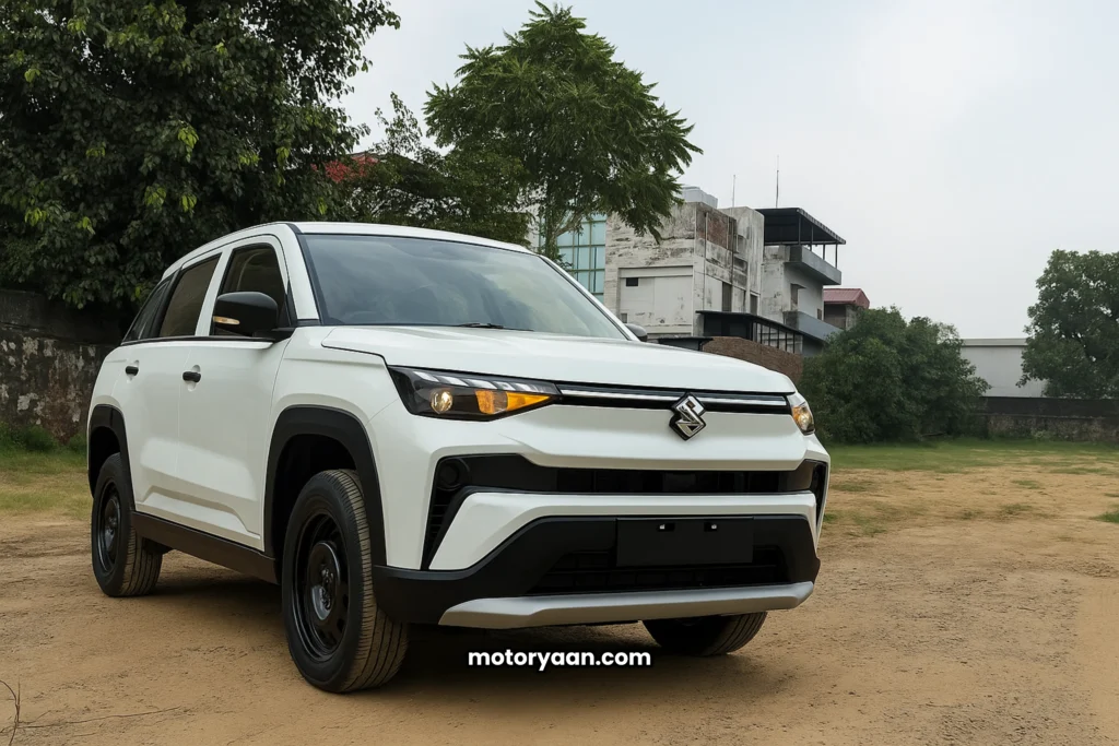 Maruti Suzuki Victoris 2025 Base Variant front and side profile view