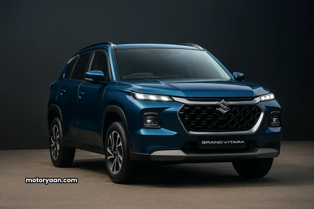 Maruti Suzuki Victoris vs Grand Vitara Comparison 2025 Grand Vitara front and side profile