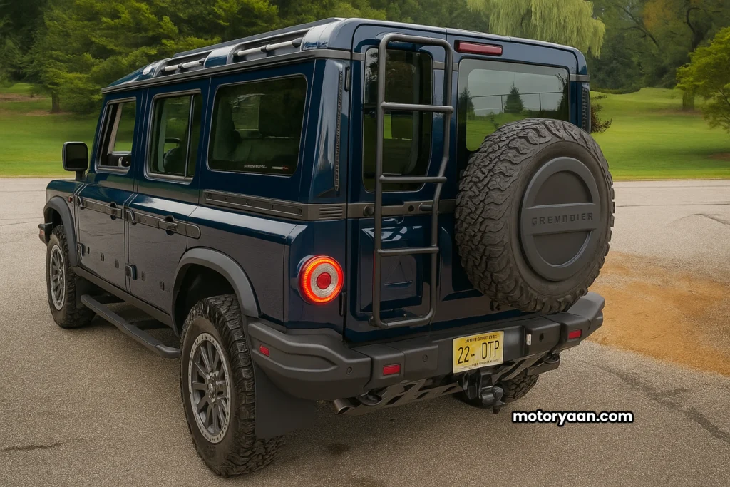 2025 Ineos Grenadier Fieldmaster Review & Trim Wise Pricing rear and side profile India