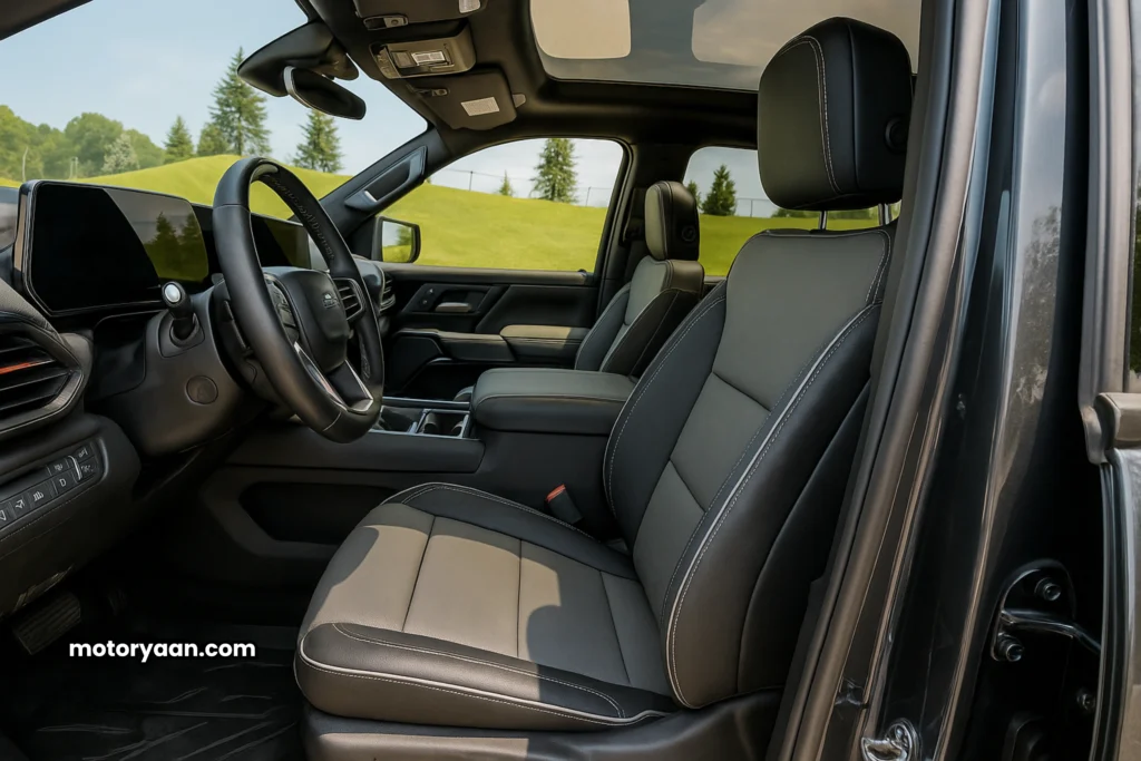 2026 Chevrolet Silverado EV Trail Boss Interior Front Cabin