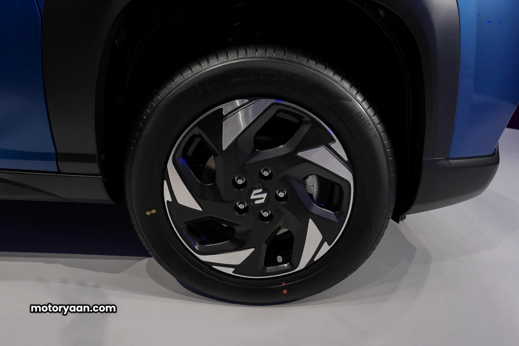 2025 Maruti Suzuki Victoris SUV 17-inch alloy wheels design