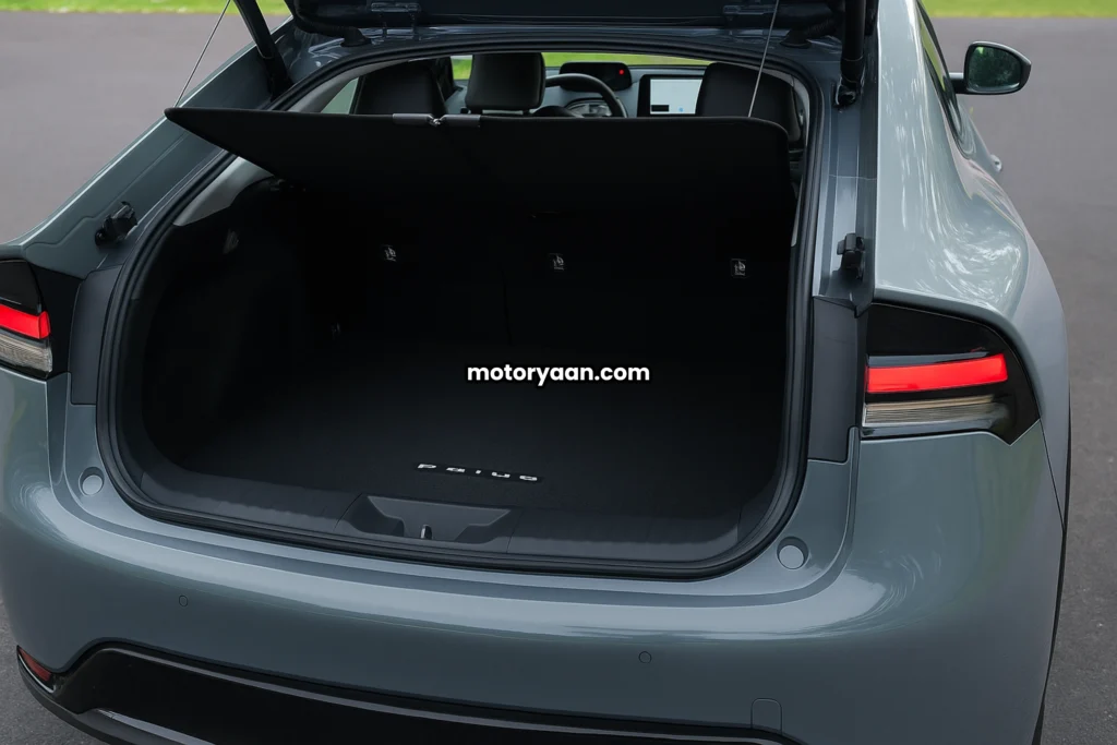 Boot space of the 2025 Toyota Prius XSE Plug-In