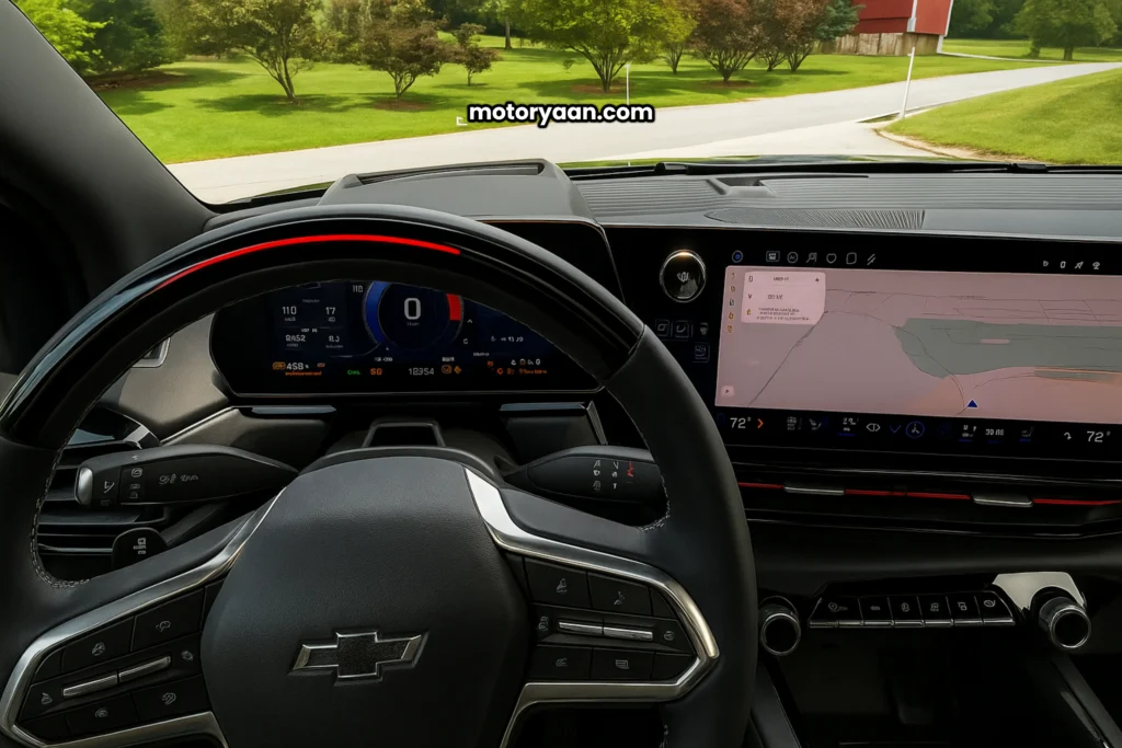 2026 Chevrolet Silverado EV Trail Boss Steering Wheel & Infotainment