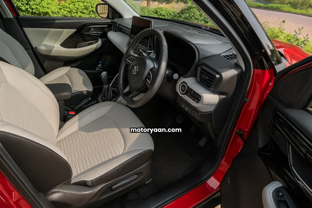 2025 Maruti Suzuki Victoris Price, Variants, Features and Mileage – Front Interior, Dashboard, Steering, Seats