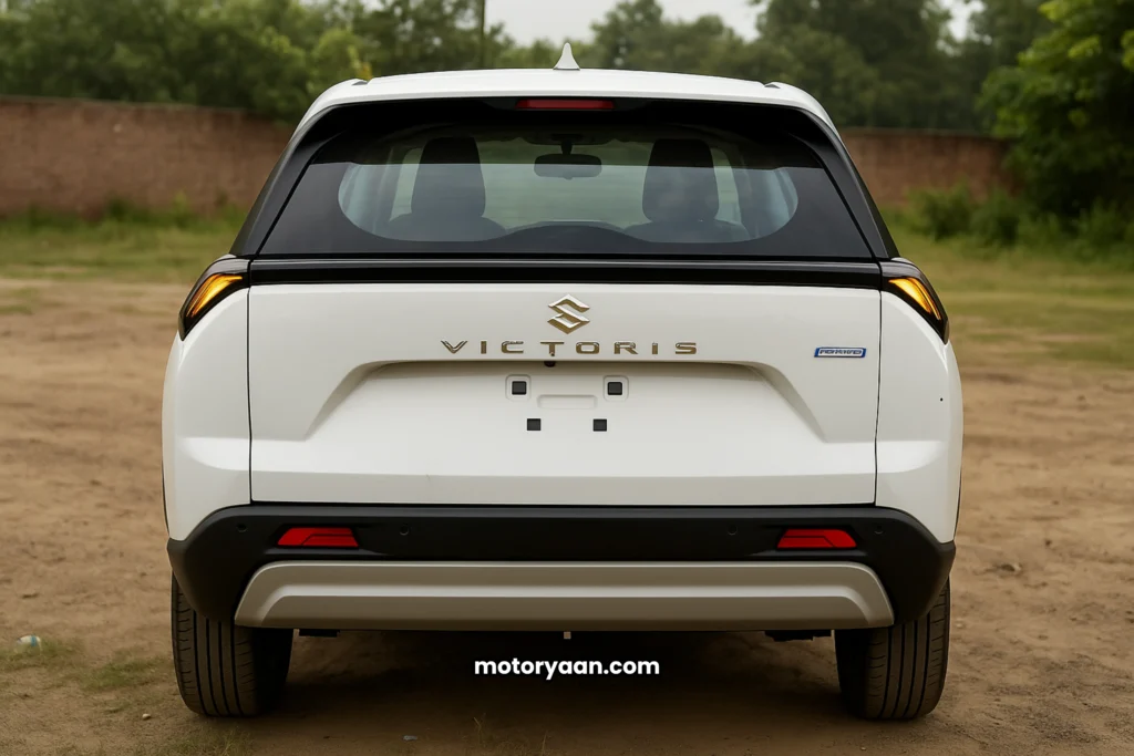 Rear profile of Maruti Suzuki Victoris 2025 Base Variant