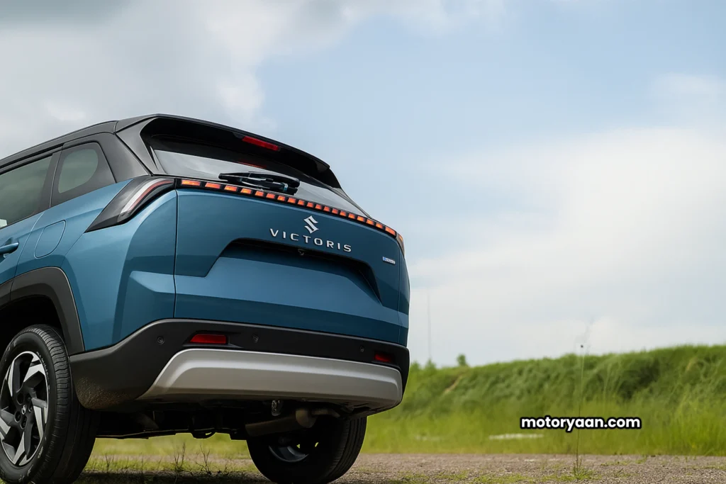 2025 Maruti Suzuki Victoris rear profile design