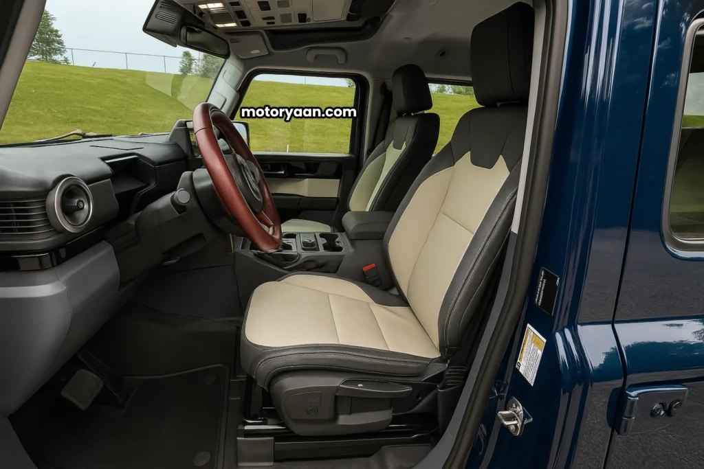 2025 Ineos Grenadier Fieldmaster Review & Trim Wise Pricing front seats dashboard India