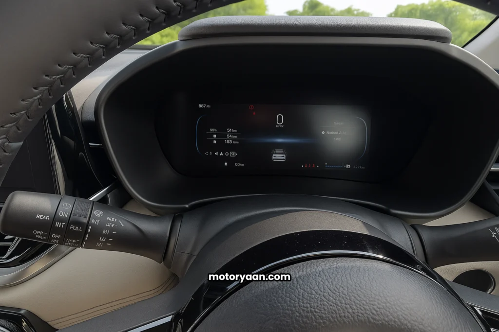 2025 Maruti Suzuki Victoris Price, Variants, Features and Mileage – Digital Instrument Cluster