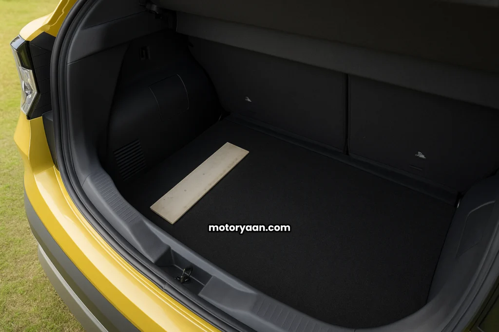 2025 Renault Kiger boot space with wide loading area