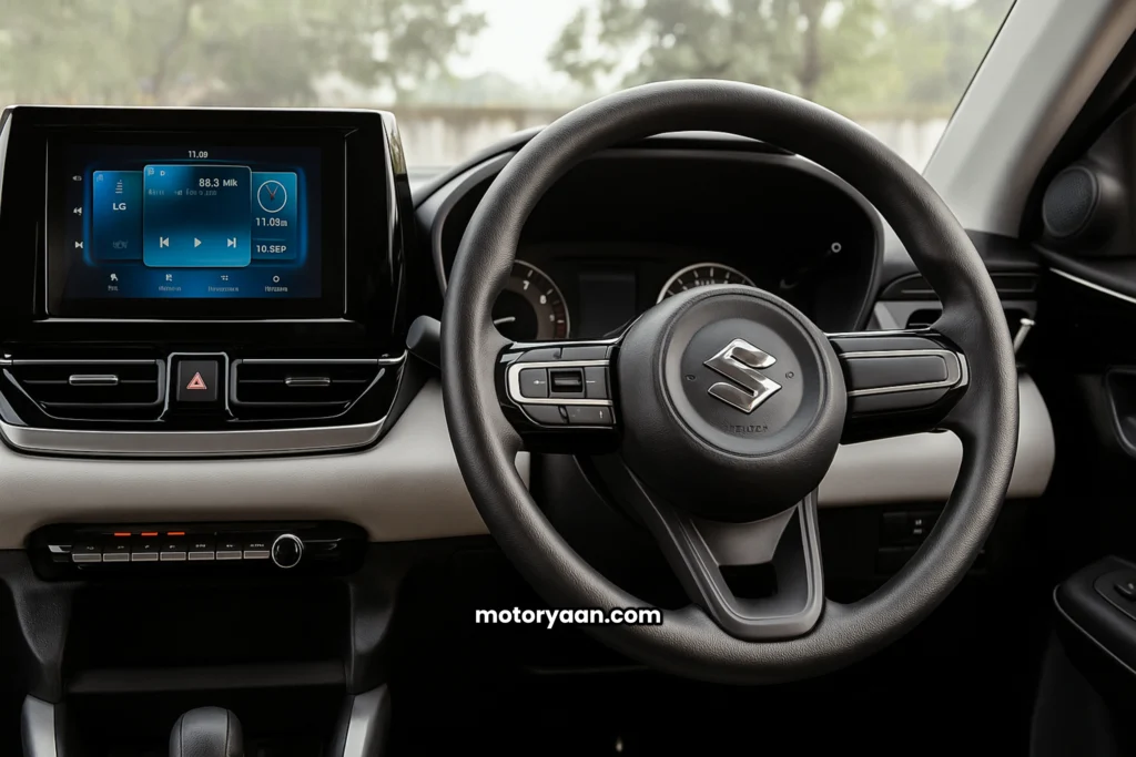 Maruti Suzuki Victoris 2025 Base Variant complete front interior dashboard view