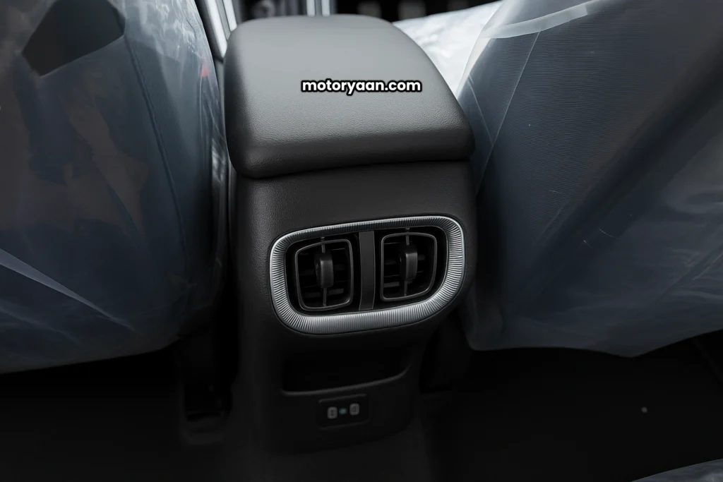 Rear AC vents of 2025 Kia Sonet HTK Plus highlighting GST Benefits.