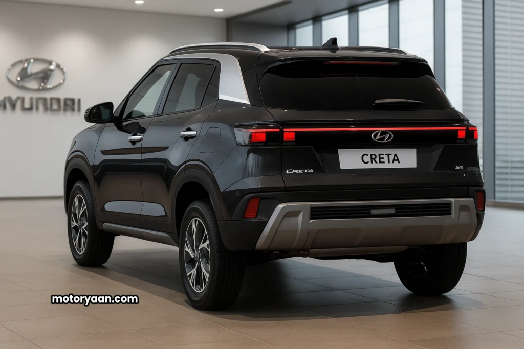 Hyundai Creta King Knight Edition SUV interior all black theme