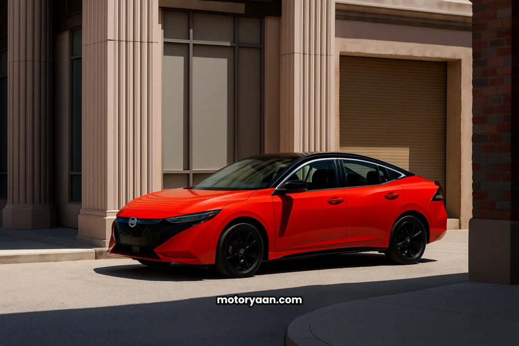 2026 Nissan Sentra First Look front and side alternate profile