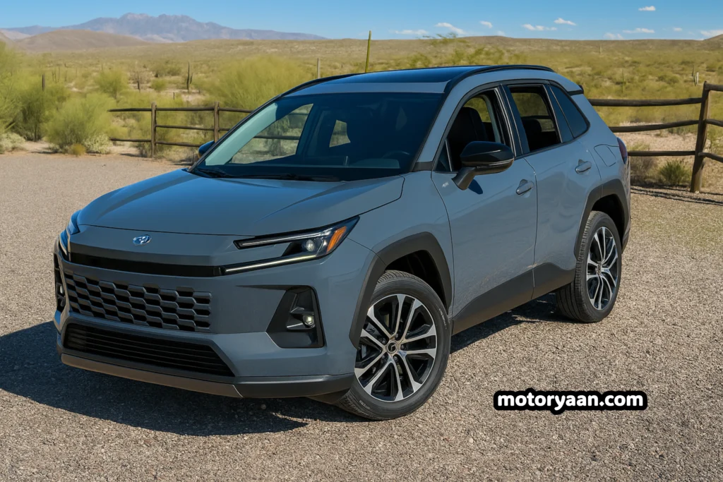 2026 Toyota RAV4 Luxo Limited front and side profile showing bold new design