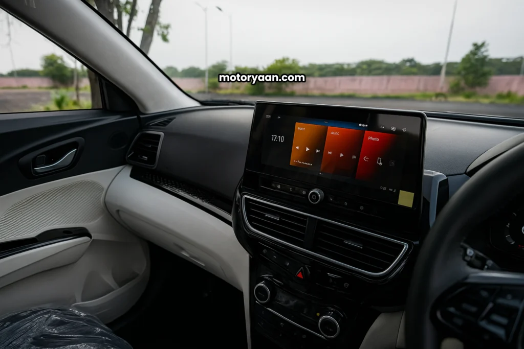 2025 Mahindra XUV 3XO AX5 Price Drop infotainment touchscreen display