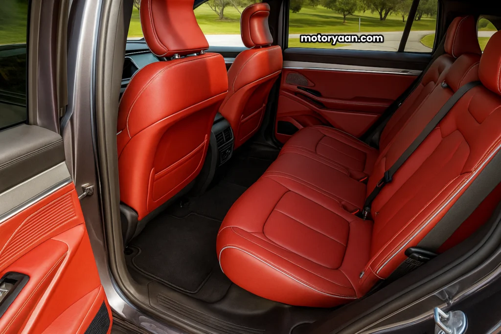 2025 Jeep Wagoneer S second-row seating configuration
