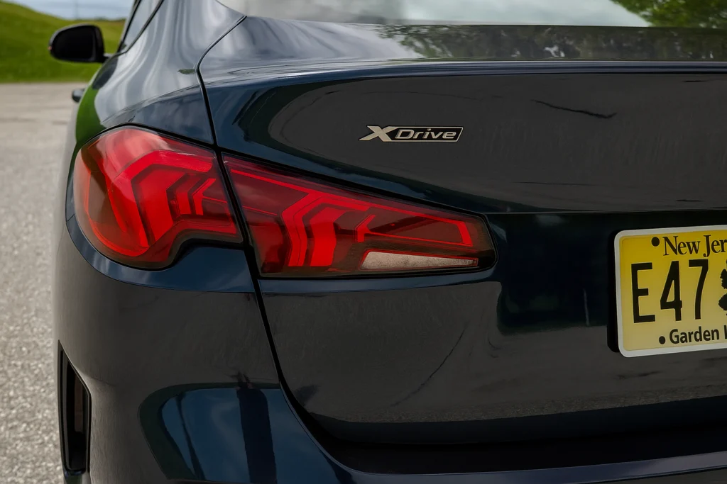 2025 BMW 228 Gran Coupe rear LED taillights view