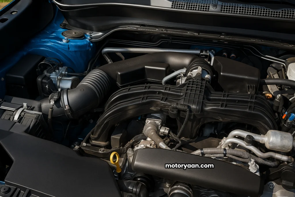2026 Subaru Forester Wilderness engine bay with 2.5L Boxer engine