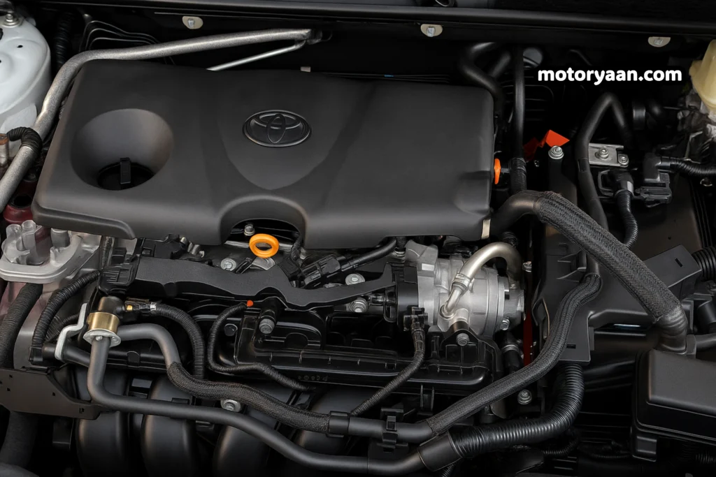 2026 Toyota RAV4 XSE Hybrid engine bay showing hybrid powertrain