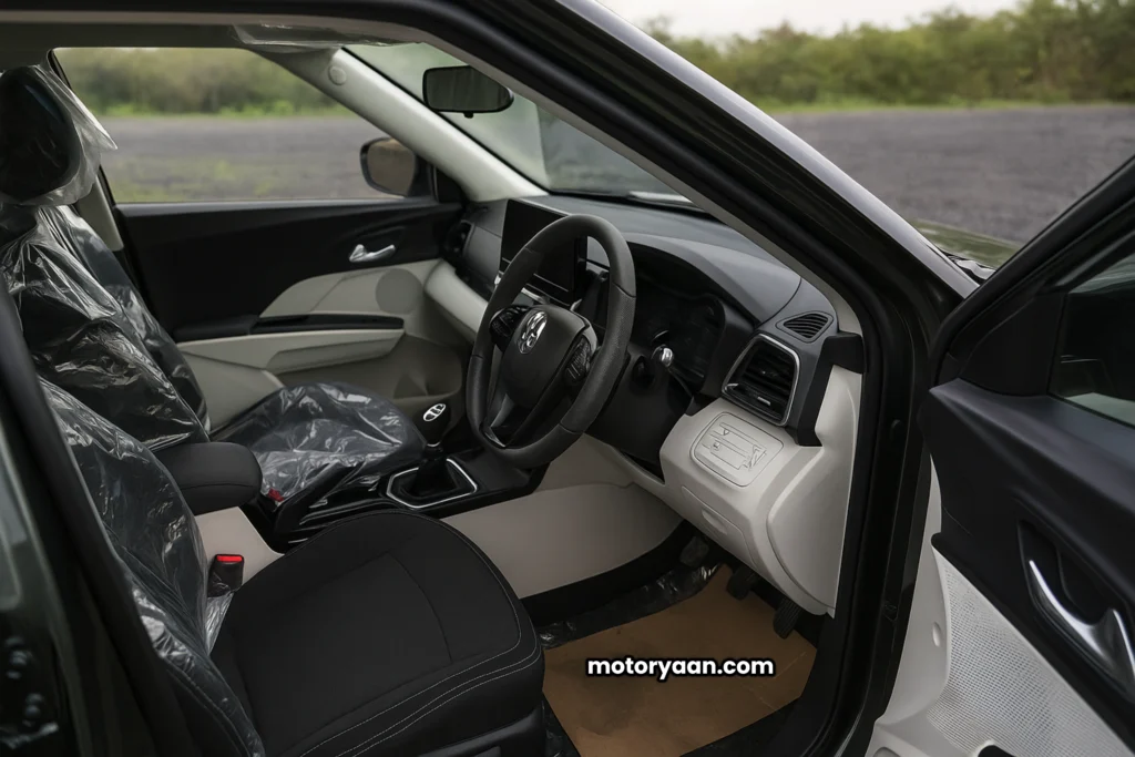2025 Mahindra XUV 3XO AX5 Price Drop interior cabin from driver side