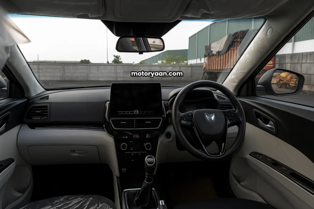 2025 Mahindra XUV 3XO AX5 Price Drop dashboard steering infotainment system