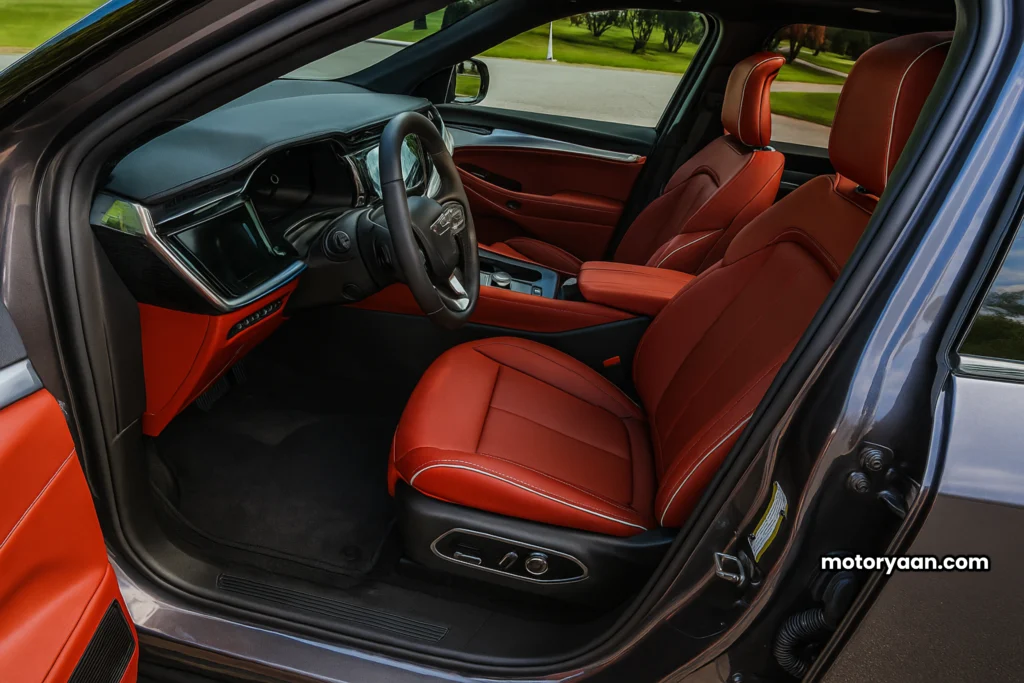 2025 Jeep Wagoneer S front interior dashboard and seats view
