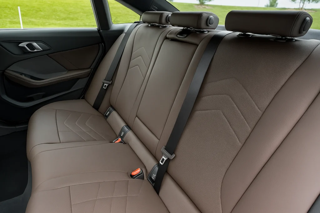 2025 BMW 228 Gran Coupe rear seating and legroom view