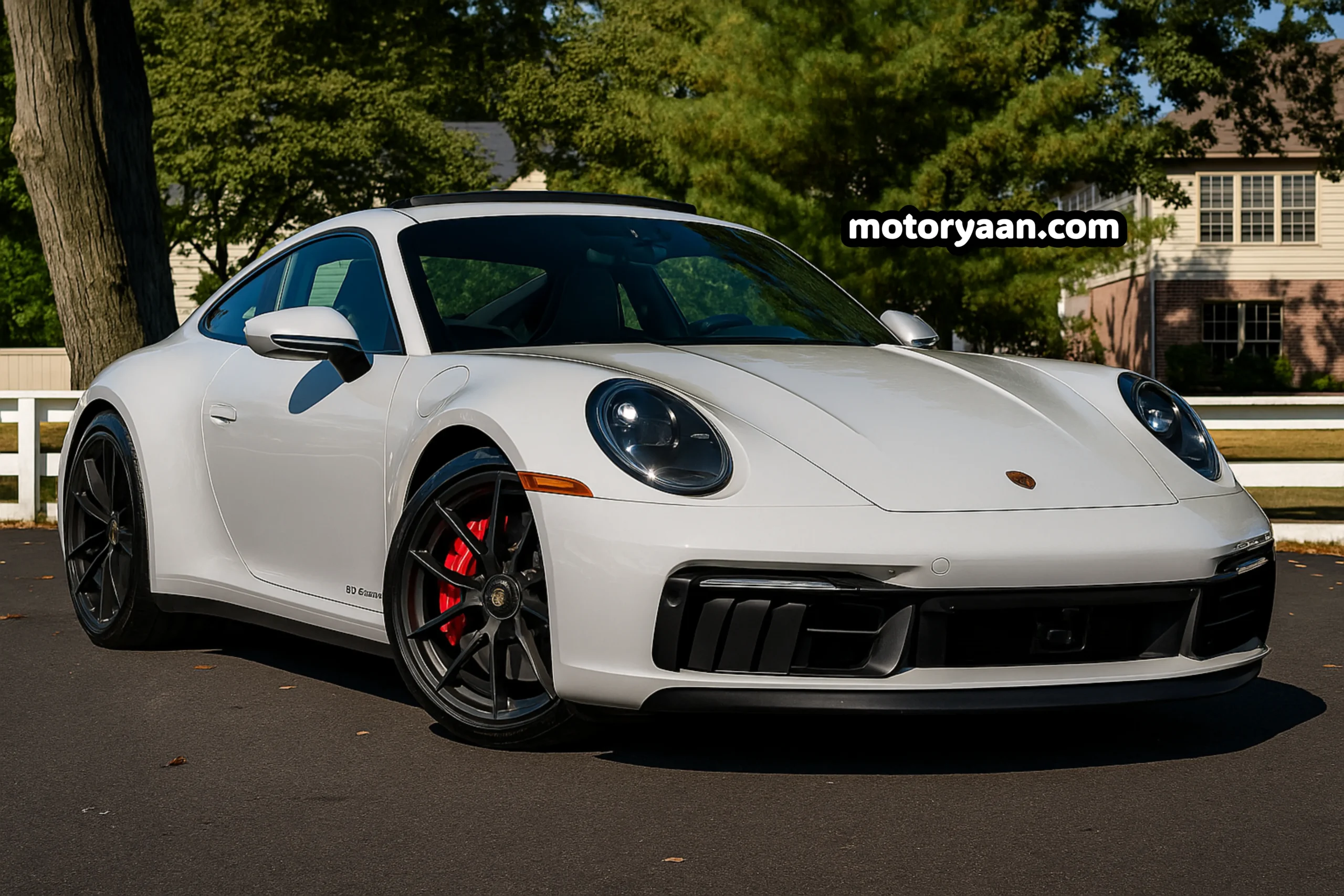 2025 Porsche 911 Carrera 4 GTS T-Hybrid front and side profile exterior view