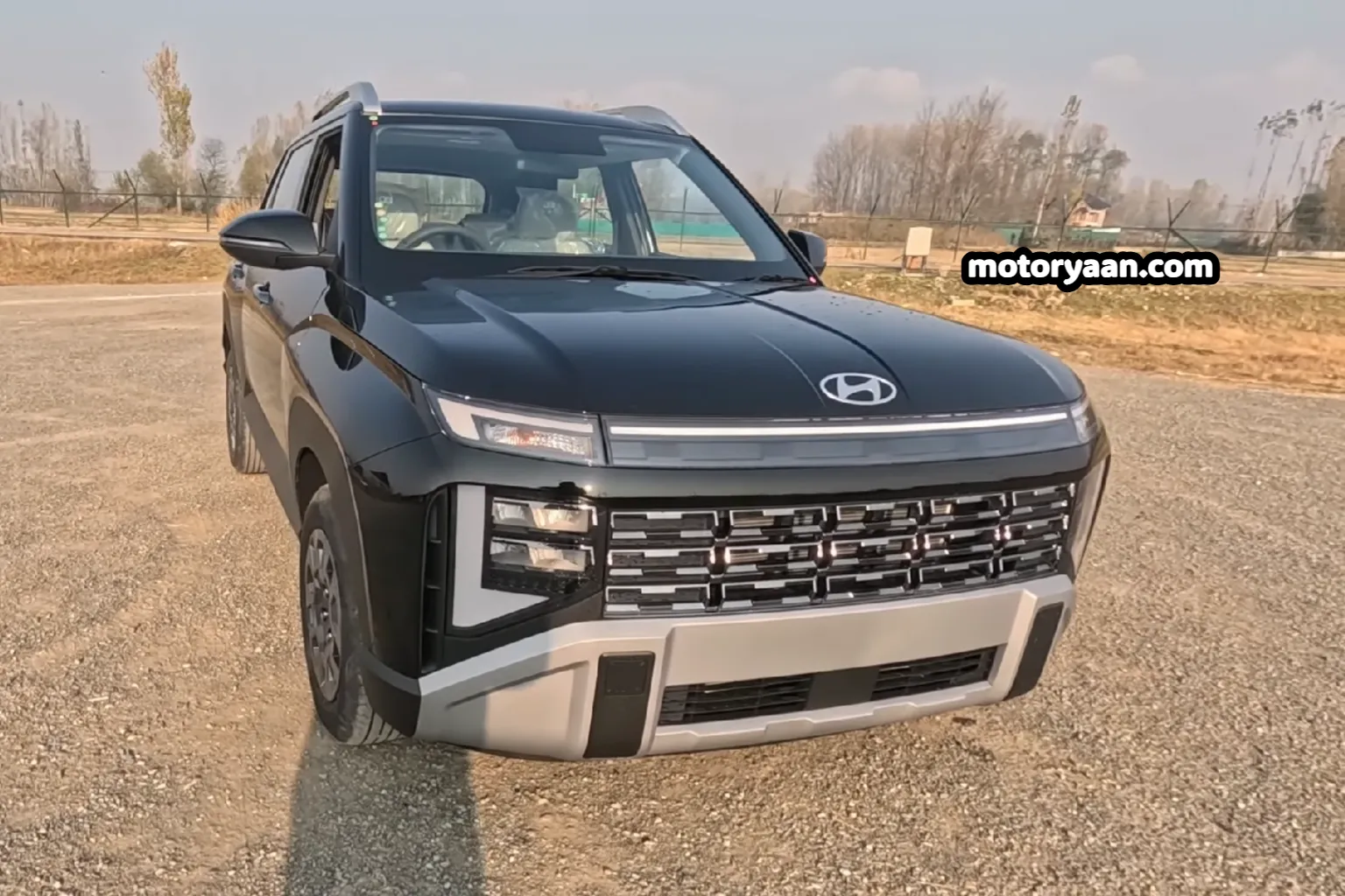 front profile of 2026 Hyundai Venue HX6T Variant