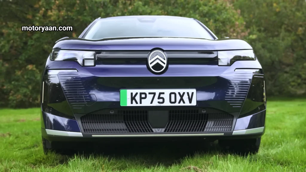 Citroen C5 Aircross Review front profile showing grille and headlights