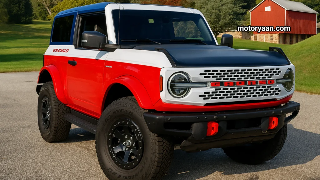 2025 Ford Bronco Strop Edition front and side profile view