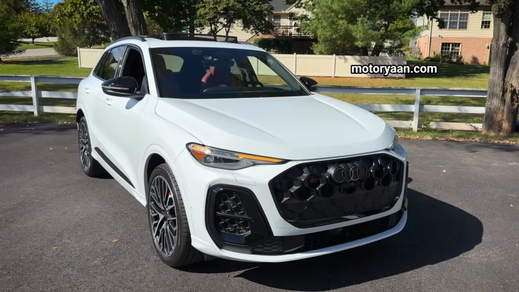 2025 Audi SQ5 Prestige Review front and side profile view