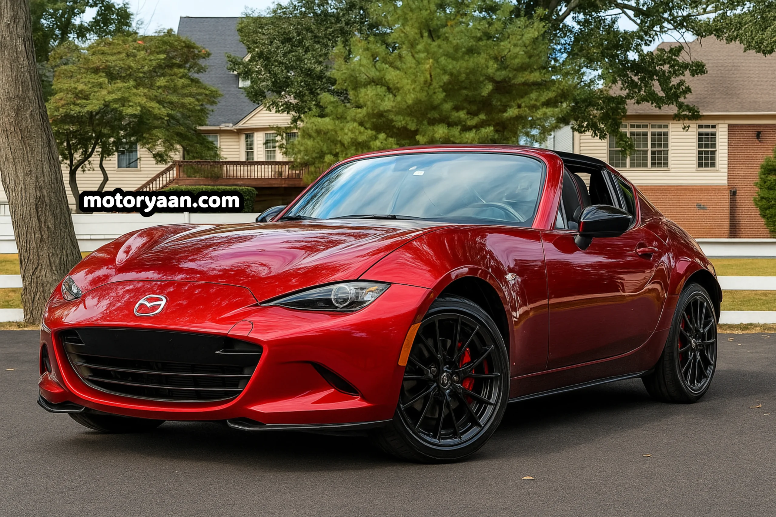 2025 Mazda Miata RF Club front and side profile