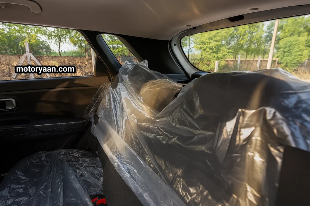 2025 Hyundai Venue HX2 rear seat comfort and legroom view