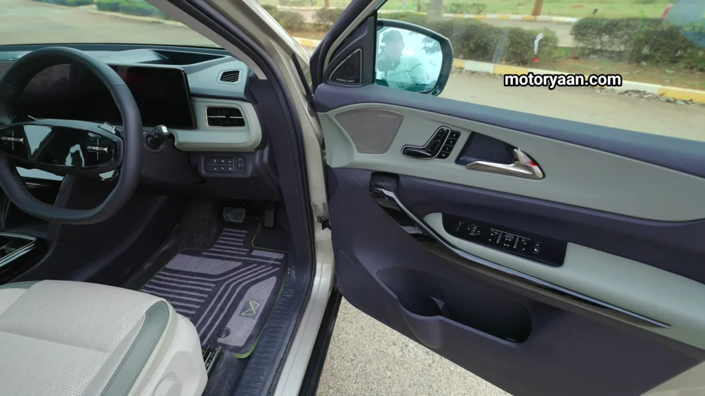 Mahindra XUV 9S Review complete interior with front seat memory switches