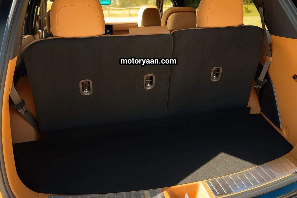2026 Hyundai Palisade Hybrid boot space with all rows up