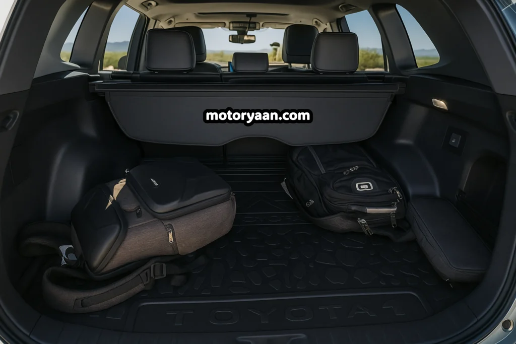 2026 Toyota RAV4 Woodland boot space with practical cargo room design