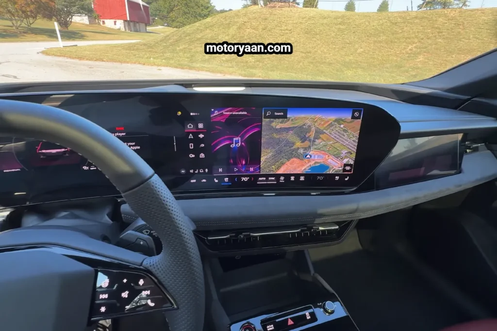 2025 Audi S6 e-tron infotainment touchscreen display